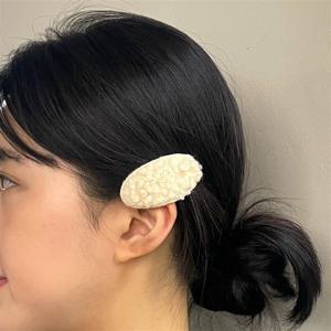 믹스컬러 라운드 뽀글이 똑딱핀 5P