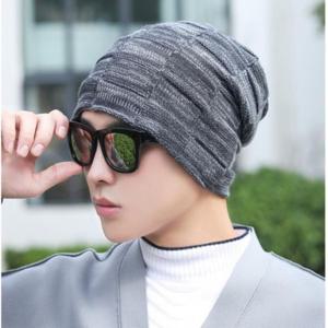 겨울 방한 기모 니트 융털 롱 비니 털모자