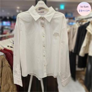라티움 HC03 여성 핏예쁜 카라단추 면 블라우스 L55 P3BL02 91