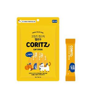 냥이스틱 고양이 꼬릿츠 캣스틱 옐로우 60g 1P 츄르 반려묘