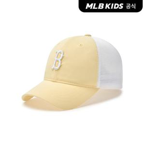 [MLB키즈 공식] 25SS 베이직 뉴커버 메쉬 볼캡 BOS (L.Yellow) 7ACP66053-43YEL
