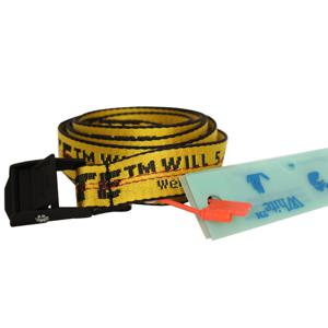 Off White 오프화이트 벨트 OMRB039R21FAB001 1810 YELLOW BLACK