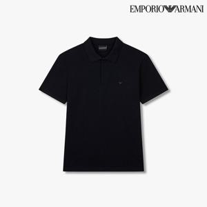 [엠포리오 아르마니]남성 로고 프린트 집업 폴로 셔츠(A515126058)