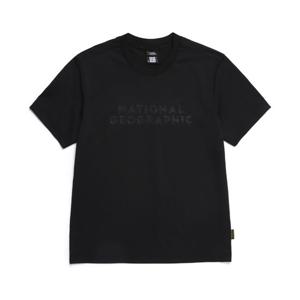 내셔널지오그래픽 N252UTS820 빅로고 그래픽 반팔 티셔츠 BLACK