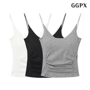 [GGPX]셔링 골지 캡 나시 (GPALW009D)