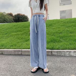 (BNCW-C1001) 밴딩 와이드 쿨데님 여성데님 /