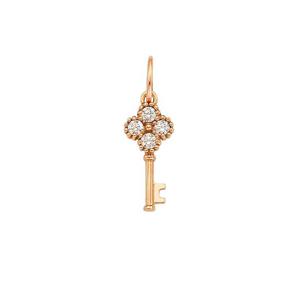 [GB] 탄생석 행운의 미니 클로버 열쇠 18K GOLD 펜던트 LPP18121G