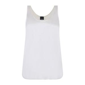 핀코 베이직 디자인 라운디드 헴 실크 탑 104670A2JR Z05