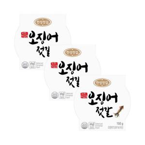 한성기업 한성젓갈 오징어젓갈 150g X 3개