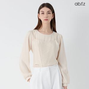 [ab.f.z] 나시 레이어드 라운드넥 블라우스 (AFZ1MB53A)