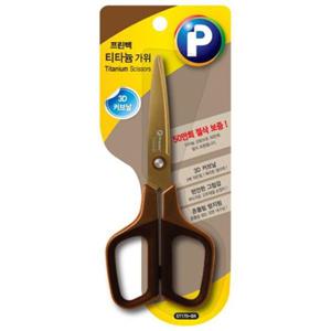 프린텍 ST170-BR 3D커브가위 티타늄 17cm 티타늄 사무용가위 문구용품 문구 사무용품