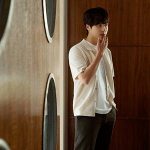 [리얼지오지아][2컬러] 25SS 면혼방 반팔 셔츠형 가디건 ADF2EC1802 CM9344