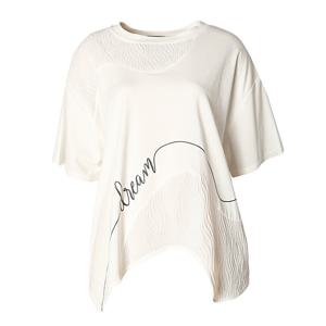 [르니앤맥코이(여성)]밑단 언발 포인트 반팔 티셔츠(MM06TS705FJY)
