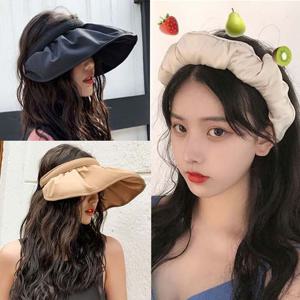 챙모자 여자 머리띠 썬캡 파나마 버킷 바캉스햇 코디