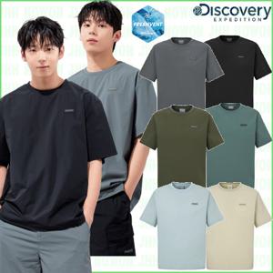디스커버리 25년 여름 남성/여성/공용 프레시벤트 폴튼 트레이닝 반팔 티셔츠 DXTR7A053-DXNW