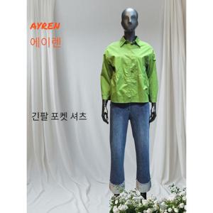 [앤디앤카렌][에이렌] 포켓 긴팔 여성 셔츠 남방 (32433701)
