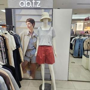Ab.f.z DP01 세업핀턱반밴딩5부팬츠 AFZ5QPA1