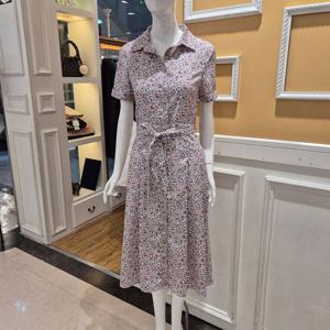 [BCBG] 비씨비지 여름25 체리 플라원 원피스 B5B4O681