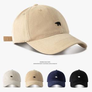 북극곰 자수 볼캡모자 데일리 기본
