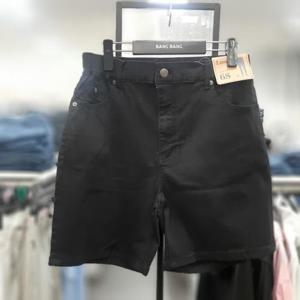 뱅뱅 HC09 여성 5부 블랙앤 화이트 반바지 NQL301