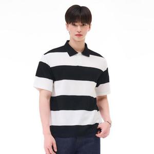 체이스컬트 HC09 남성 스트라이프 카라 반팔 티셔츠 EBRK5713D03