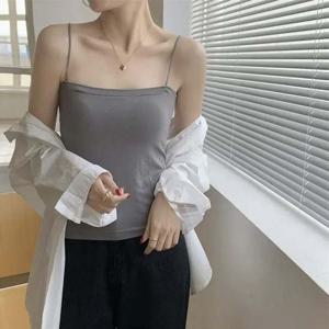 JMP 그레이 노와이어 브라캡 브라탑나시 브라캡 크롭