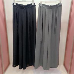 Destijl HC06 투버튼 핀턱 반밴딩 통와이드 치마 바지 팬츠 D2523pt20