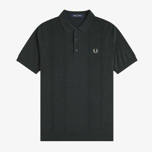 [Sharp] 포인텔 패널 니트 셔츠 - 나이트 그린 AFPM2519750-Q20