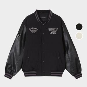 [버커루]남성 배색 다운 점퍼 바시티 자켓 B244DW440P