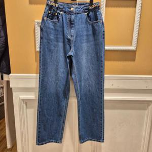 [BCBG] 비씨비지 여름25 골드 데님 바지 B5B3P350