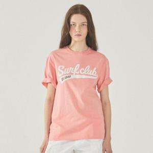 [후아유]남녀공용 Surf Club Lettering T-shirt WHRPF2403U