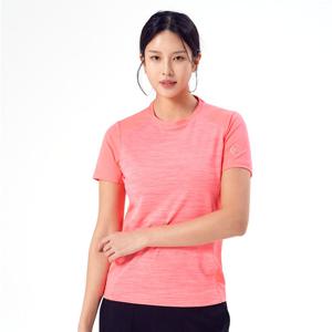 콜핑 여성 여름 크레오라 등판 메쉬 반팔 라운드 티셔츠