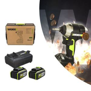 다용도공구 WORX WU291D.3 최대 20V 충전 임팩드라이버 풀세트