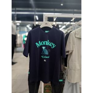 [제로그램](비비씨어스)BE32TH16U NY 면폴리혼방 스판반팔티셔츠