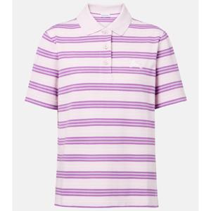 버버리 Icon Stripe 코튼 폴로 셔츠 P01033300
