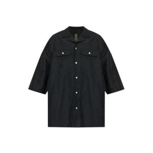 릭 오웬스 DRKSHDW 매그넘 토미 드로스트링 셔츠 DU01E3290NR 09 TP936252197