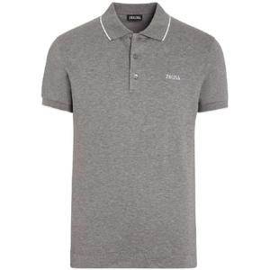 25 FW Zegna 로고 자수 폴로 셔츠 E7358A5B746 TP432363428