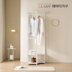 레이디가구 에어랙 철제 드레스룸 시스템옷장 코너장