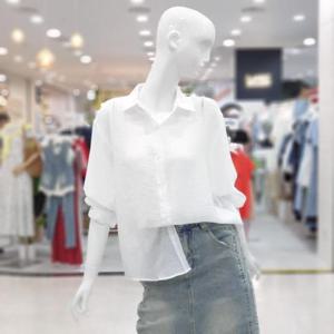 abfz sh06 데일리 심플 여름 롱 셔츠 SLBNZ5B42G
