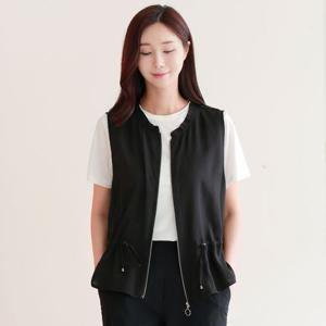 [드리다] 여성 여름 모달 집업 빅사이즈 베스트 조끼 40-50대 미시 중년여성 엄마옷 캐주얼 출근 모임