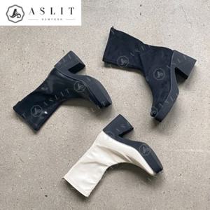 [애슬릿] 여성 통굽 힐 스판 삭스 앵클 부츠 힐 8.5cm