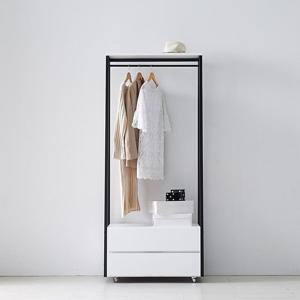 G561 2단 이동식 서랍행거 800 1color