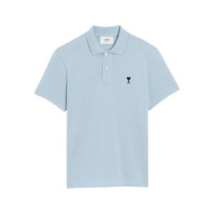 AMI Paris 아미 드 쾨흐 코튼 폴로 셔츠 H25HPL411760