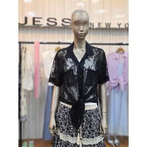 제시뉴욕 세이브존05 레이스 셔츠블라우스 DE65SZNSBP6351BK