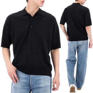 구템즈 25SS 오라리 슈퍼 하이게이지 폴로 반팔 니트 A25SP02KA DARK NAVY