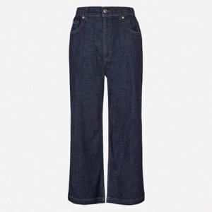 뱅뱅 HC07 여성 반밴딩 8부 와이드 청바지 NQL351