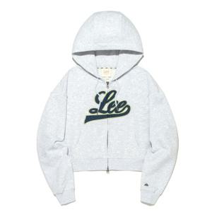LEE 여성 아플리케 크롭 후드 집업 B1 LE2501HZ61 LG OT