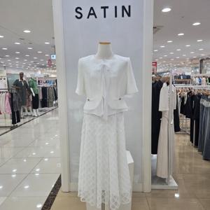 [샤틴]프릴 자켓 레이어드 원피스 S252M607_YS