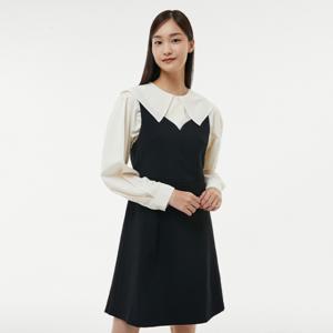 [랩][made by LAP] 하트넥 핏앤플레어 민소매 원피스 AP3WO868