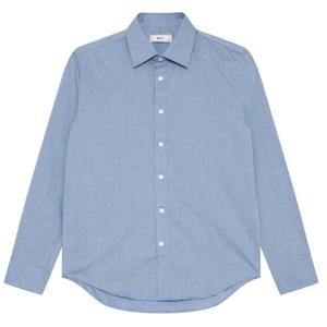 [본(정장)]남성 F/W 멜란지 스트레치 드레스 셔츠 블루 BN3FBA606